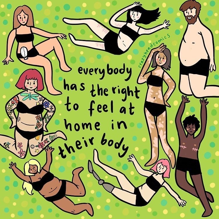 everybody has the right to feel at home in their body